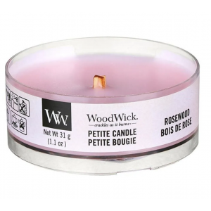 Woodwick/ Свеча мини Розовое дерево 31гр.